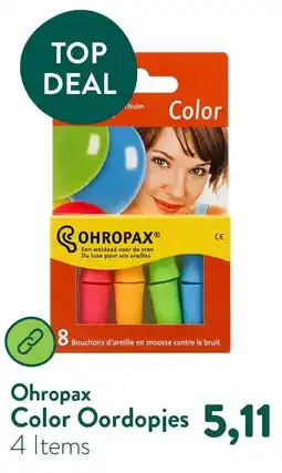 Holland & Barrett Color Oordopjes aanbieding