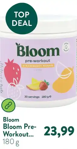 Holland & Barrett Bloom Pre-Workout Strawberry Mango aanbieding
