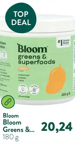 Holland & Barrett Bloom Greens & Superfoods Mango aanbieding