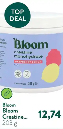 Holland & Barrett Bloom Creatine Monohydrate Raspberry Lemon - 203g aanbieding