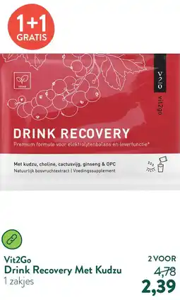 Holland & Barrett Drink Recovery Met Kudzu aanbieding