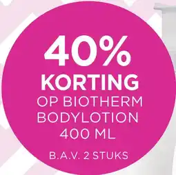 ICI Paris XL Op biotherm bodylotion aanbieding
