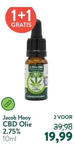 Holland & Barrett CBD Olie 2.75% aanbieding