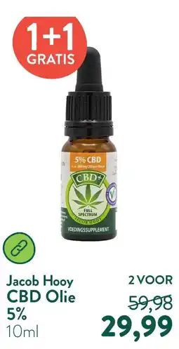 Holland & Barrett CBD Olie 5% aanbieding