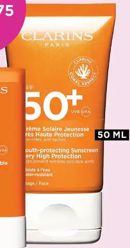 ICI Paris XL Clarins Youth-protecting Sunscreen aanbieding