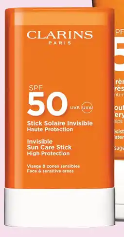 ICI Paris XL Clarins Invisible Sun Care Stick aanbieding