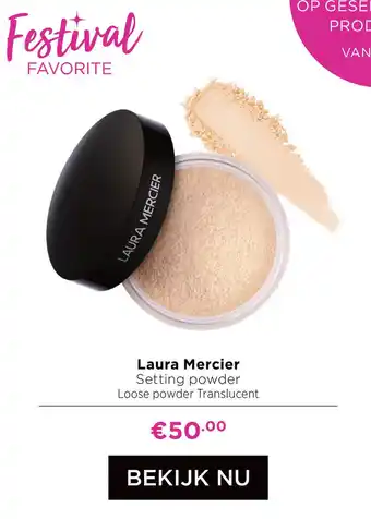 ICI Paris XL Laura Mercier Setting powder aanbieding