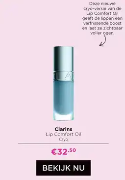 ICI Paris XL Clarins Lip Comfort Oil Cryo aanbieding