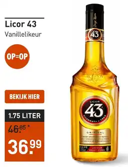 Gall & Gall Licor 43 Vanillelikeur aanbieding