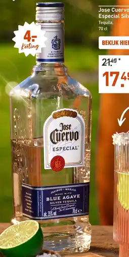 Gall & Gall Jose Cuervo Especial Silver Tequila aanbieding