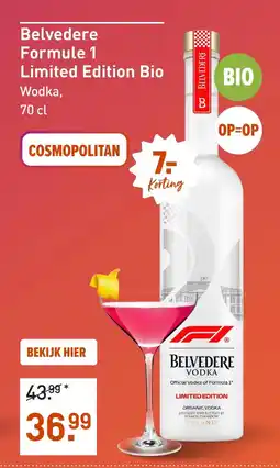 Gall & Gall Belvedere Pure Organic Formule 1 aanbieding