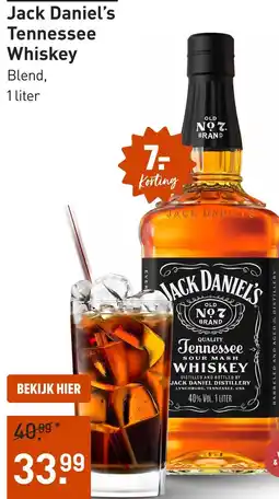 Gall & Gall Jack Daniel's Tennessee Whiskey Blend aanbieding