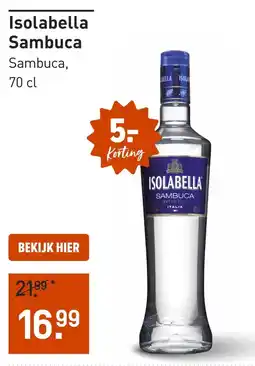 Gall & Gall Isolabella Sambuca aanbieding