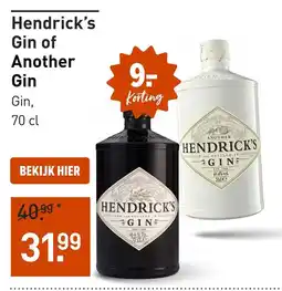 Gall & Gall Hendrick's Another Gin aanbieding