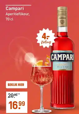 Gall & Gall Campari Aperitieflikeur aanbieding