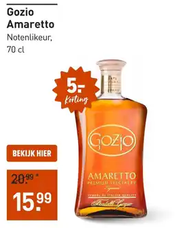 Gall & Gall Gozio Amaretto Notenlikeur aanbieding