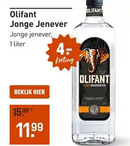 Gall & Gall Olifant Jonge Jenever aanbieding