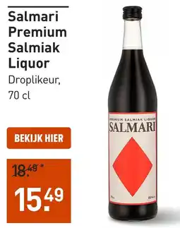 Gall & Gall Salmari Premium Salmiak Liquor Droplikeur aanbieding
