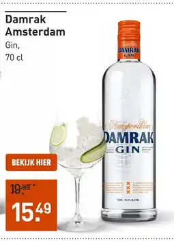 Gall & Gall Damrak Amsterdam Gin aanbieding