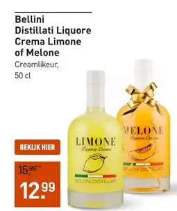 Gall & Gall Bellini Distillati Liquore Crema Melone Creamlikeur aanbieding