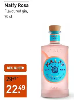 Gall & Gall Malfy Rosa Flavoured gin aanbieding