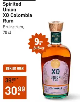 Gall & Gall Spirited Union XO Colombia Rum aanbieding