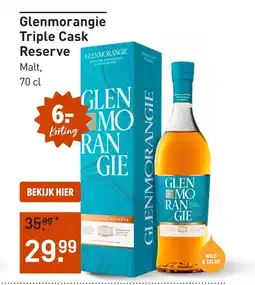 Gall & Gall Glenmorangie Triple Cask Reserve Malt aanbieding