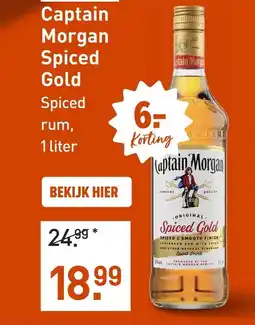 Gall & Gall Captain Morgan Spiced Gold aanbieding
