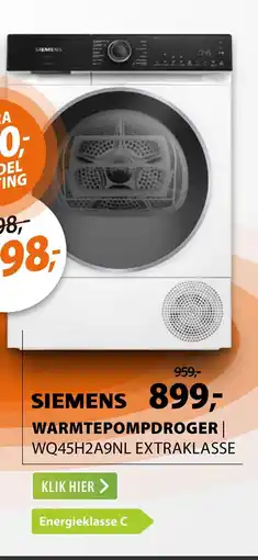 Expert Siemens WQ45H2A9NL extraKlasse aanbieding