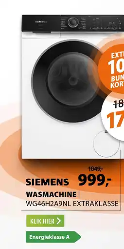 Expert Siemens WG46H2A9NL extraKlasse aanbieding