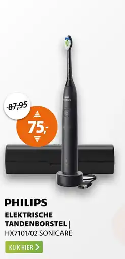 Expert Philips HX7101/02 Sonicare 5300 Zwart aanbieding