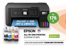 Expert Epson EcoTank ET-2875 aanbieding