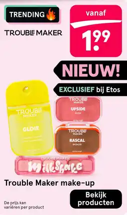 Etos Trouble maker make-up aanbieding