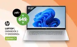 Expert HP OmniBook 3 Laptop 17-dk0930ndx aanbieding