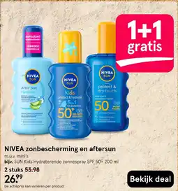 Etos Nivea zonbescherming en aftersun aanbieding