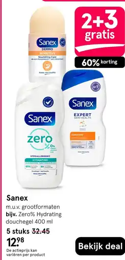 Etos Sanex aanbieding