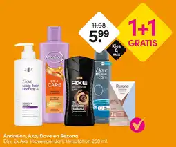 DA Andrélon, Axe, Dove en Rexona . aanbieding