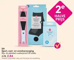 DA DA Sport, voet- en wondverzorging aanbieding