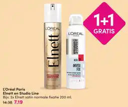 DA L'Oréal Paris Elnett en Studio Line aanbieding