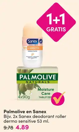 DA Palmolive en Sanex aanbieding