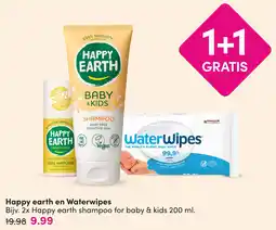 DA Happy earth en Waterwipes aanbieding