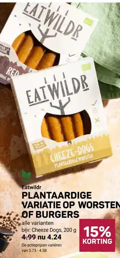 Ekoplaza PLANTAARDIGE VARIATIE OP WORSTEN OF BURGERS aanbieding