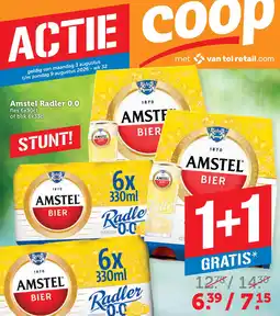 Coop Amstel Radler 0.0 aanbieding