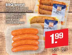 Coop BBQ worst aanbieding