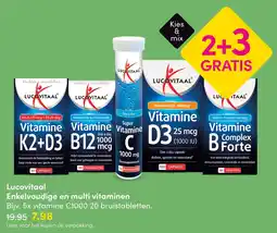DA Lucovitaal Enkelvoudige en multi vitaminen aanbieding
