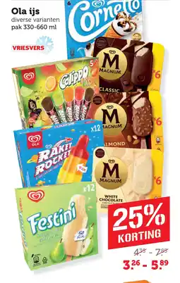 Coop Ola ijs aanbieding