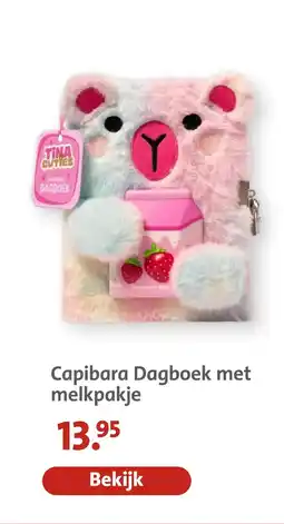 Bruna Capibara Dagboek met melkpakje aanbieding