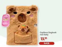 Bruna Capibara Dagboek met baby aanbieding