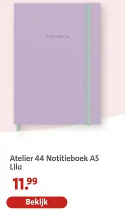 Bruna Atelier 44 Notitieboek A5 Lila aanbieding
