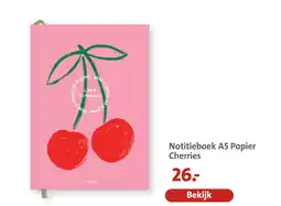 Bruna Notitieboek A5 Papier Cherries aanbieding